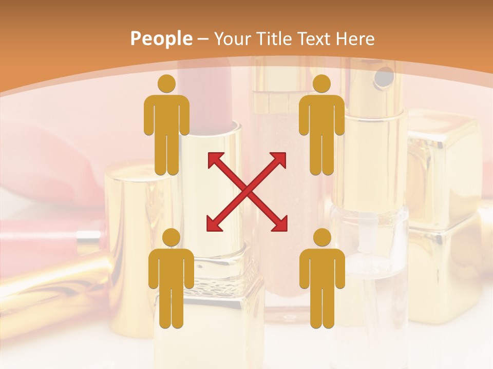 Color Background Perfume PowerPoint Template