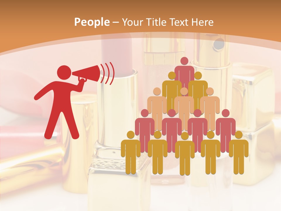 Color Background Perfume PowerPoint Template