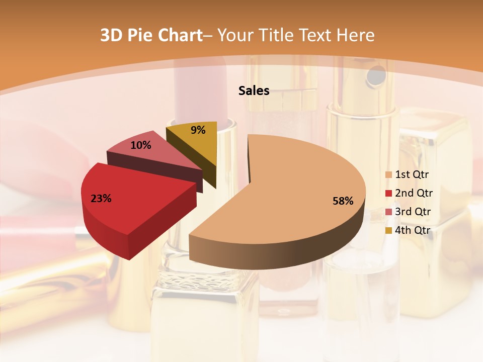 Color Background Perfume PowerPoint Template