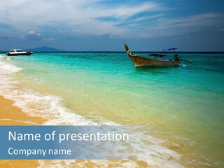 Tourism View Serenity PowerPoint Template