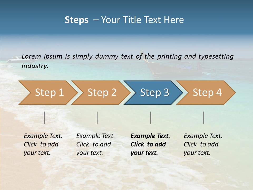 Tourism View Serenity PowerPoint Template