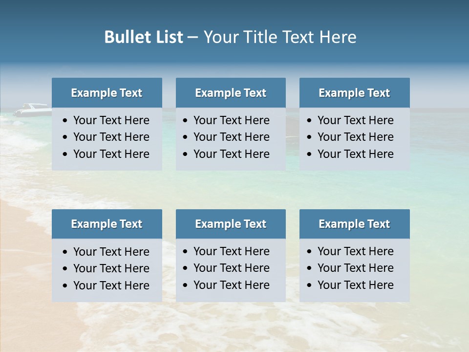 Tourism View Serenity PowerPoint Template