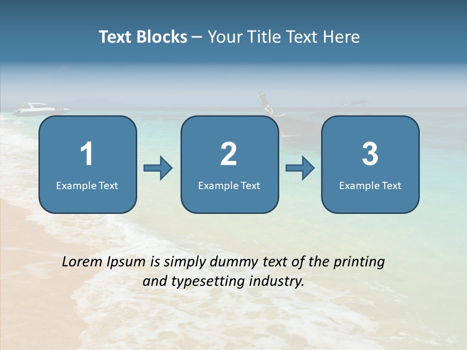 Tourism View Serenity PowerPoint Template