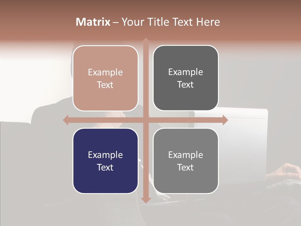 Boy Access Office PowerPoint Template