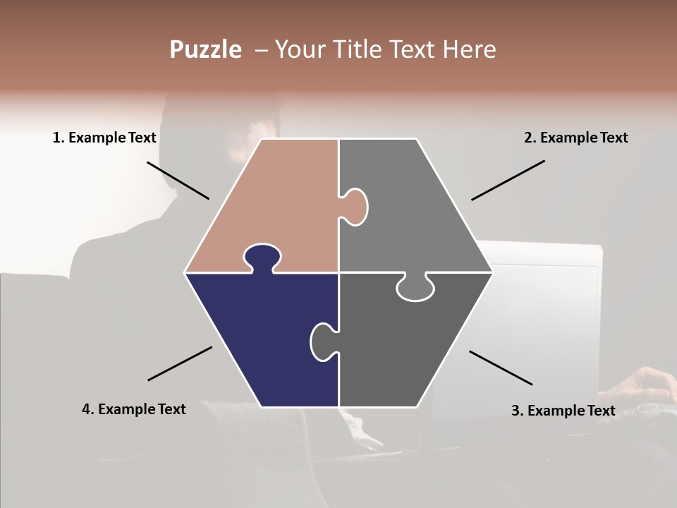 Boy Access Office PowerPoint Template