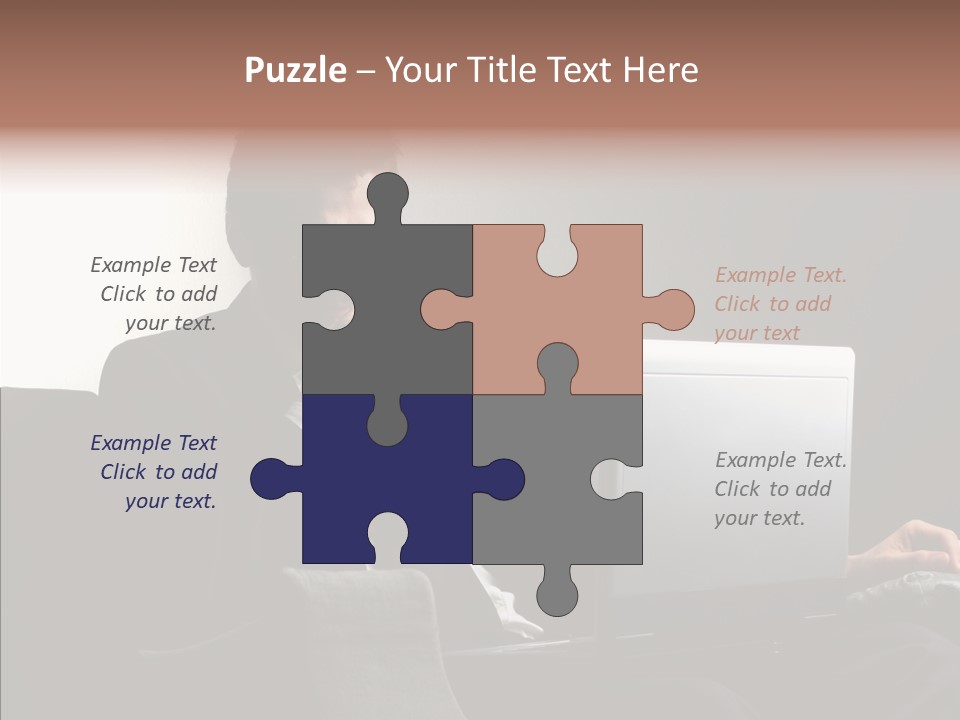 Boy Access Office PowerPoint Template