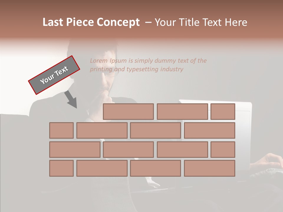 Boy Access Office PowerPoint Template