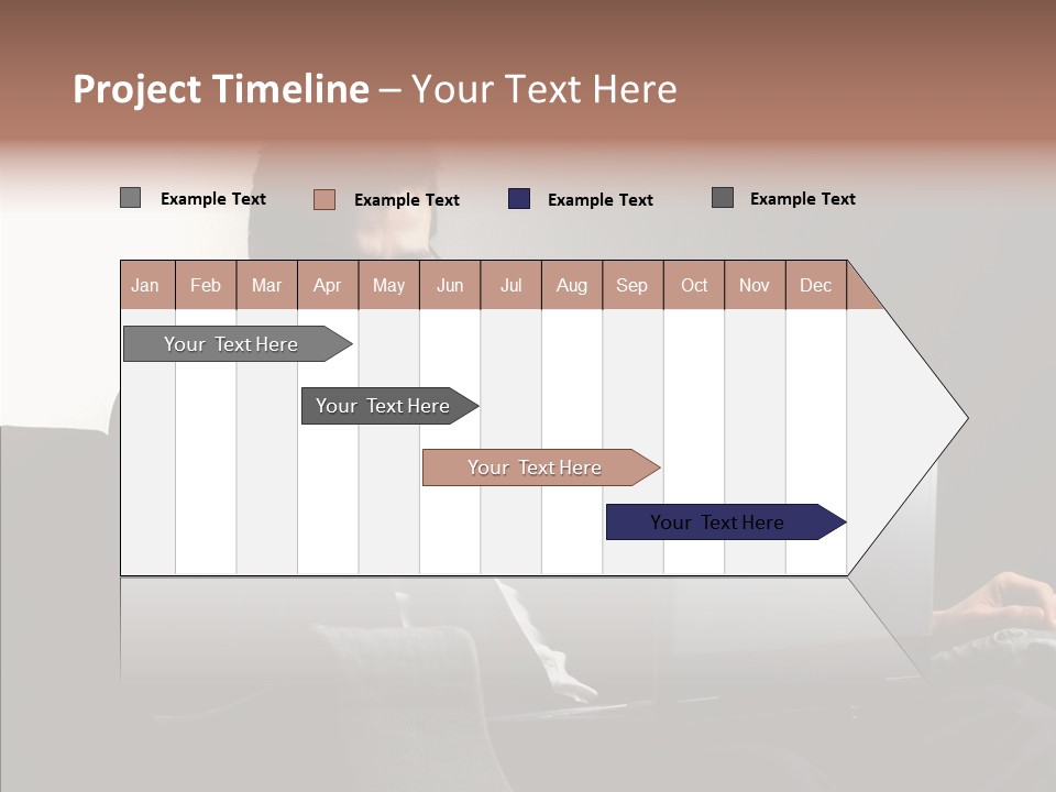 Boy Access Office PowerPoint Template