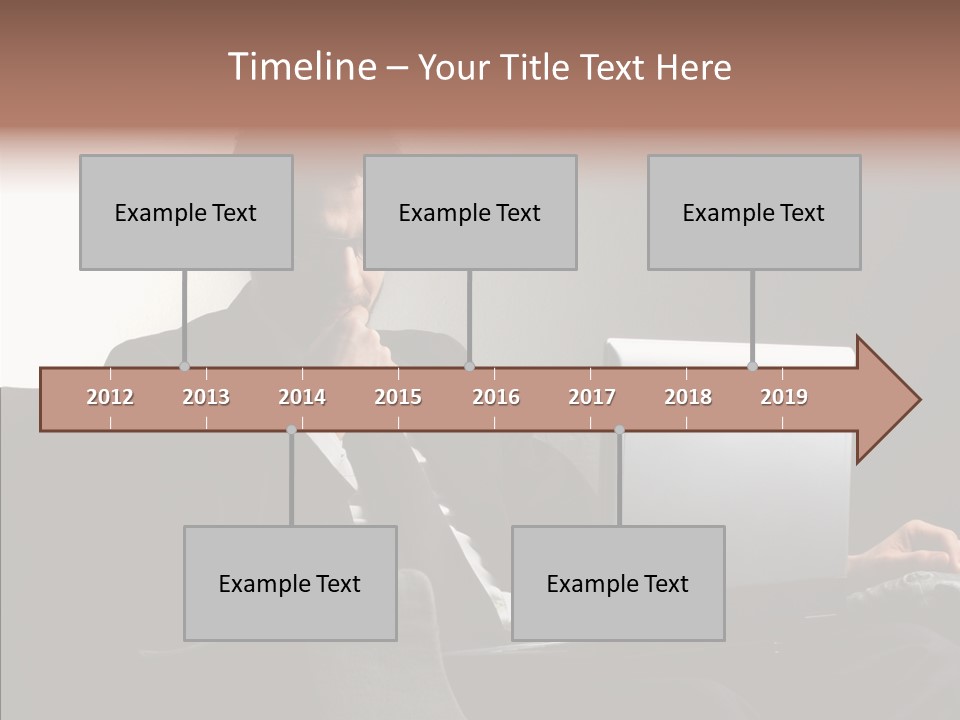 Boy Access Office PowerPoint Template