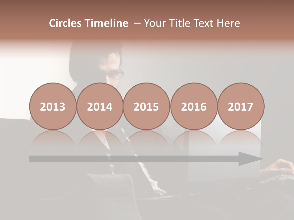 Boy Access Office PowerPoint Template