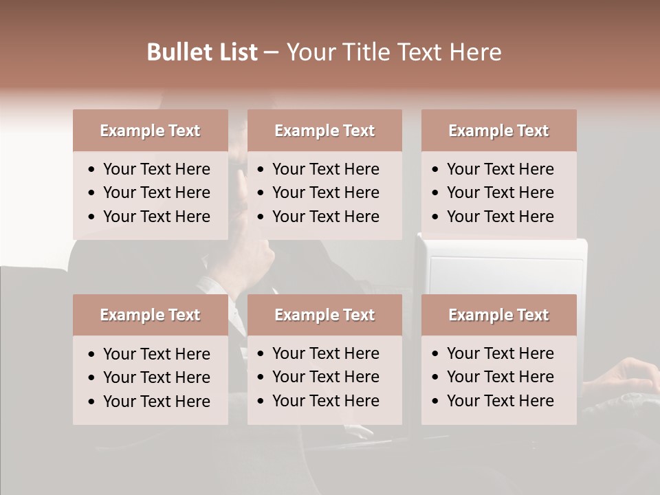 Boy Access Office PowerPoint Template