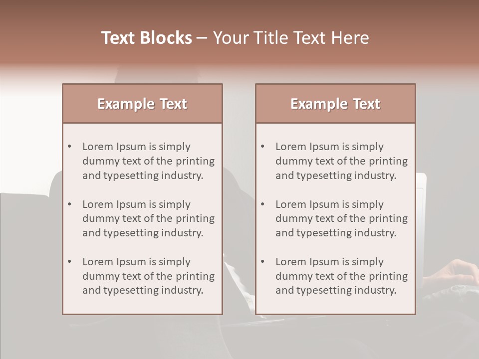 Boy Access Office PowerPoint Template