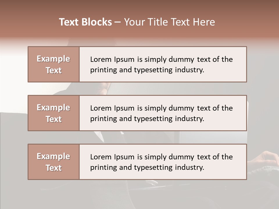 Boy Access Office PowerPoint Template