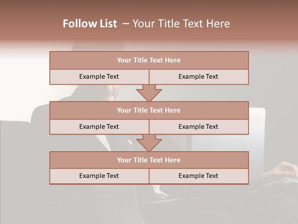 Boy Access Office PowerPoint Template