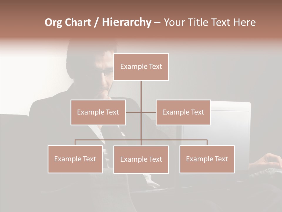 Boy Access Office PowerPoint Template