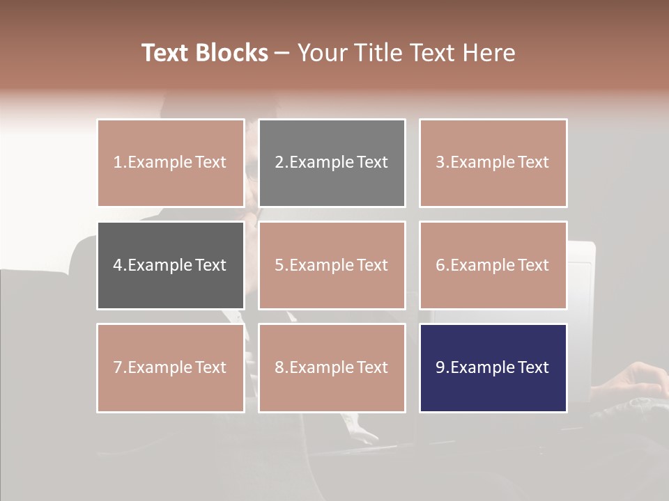 Boy Access Office PowerPoint Template