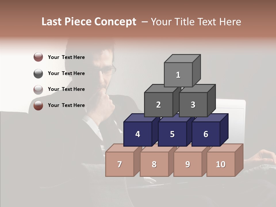 Boy Access Office PowerPoint Template