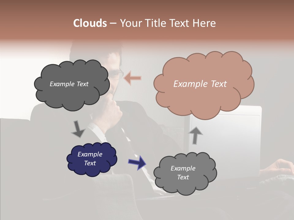 Boy Access Office PowerPoint Template