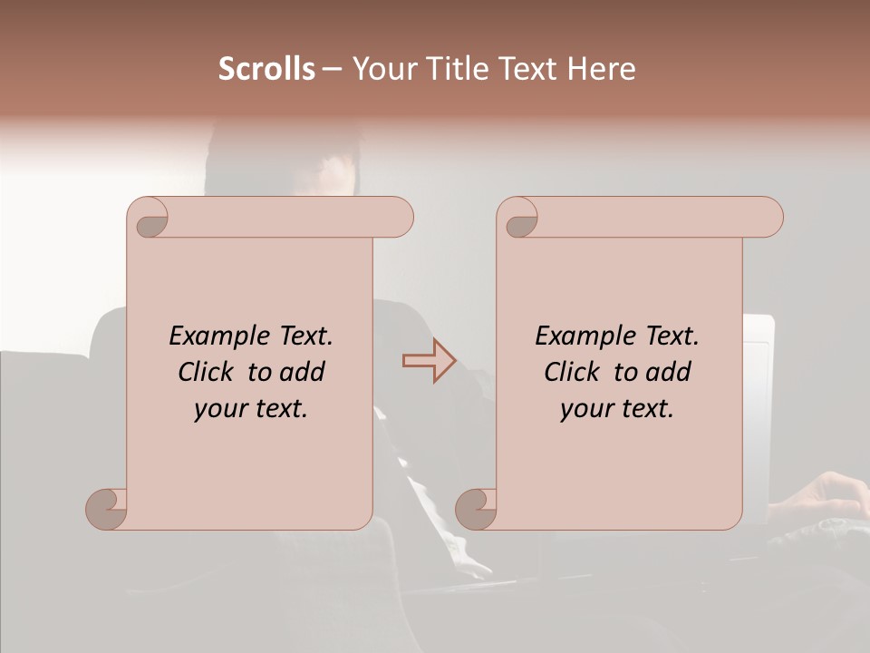 Boy Access Office PowerPoint Template