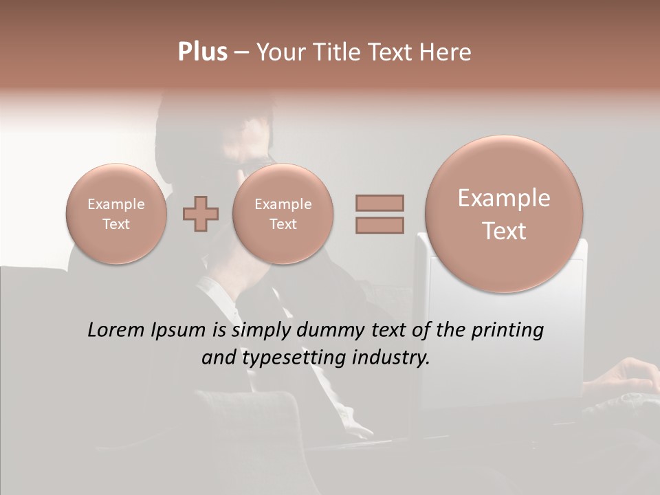 Boy Access Office PowerPoint Template