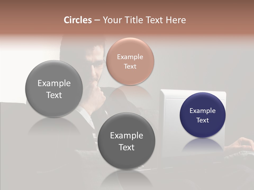 Boy Access Office PowerPoint Template