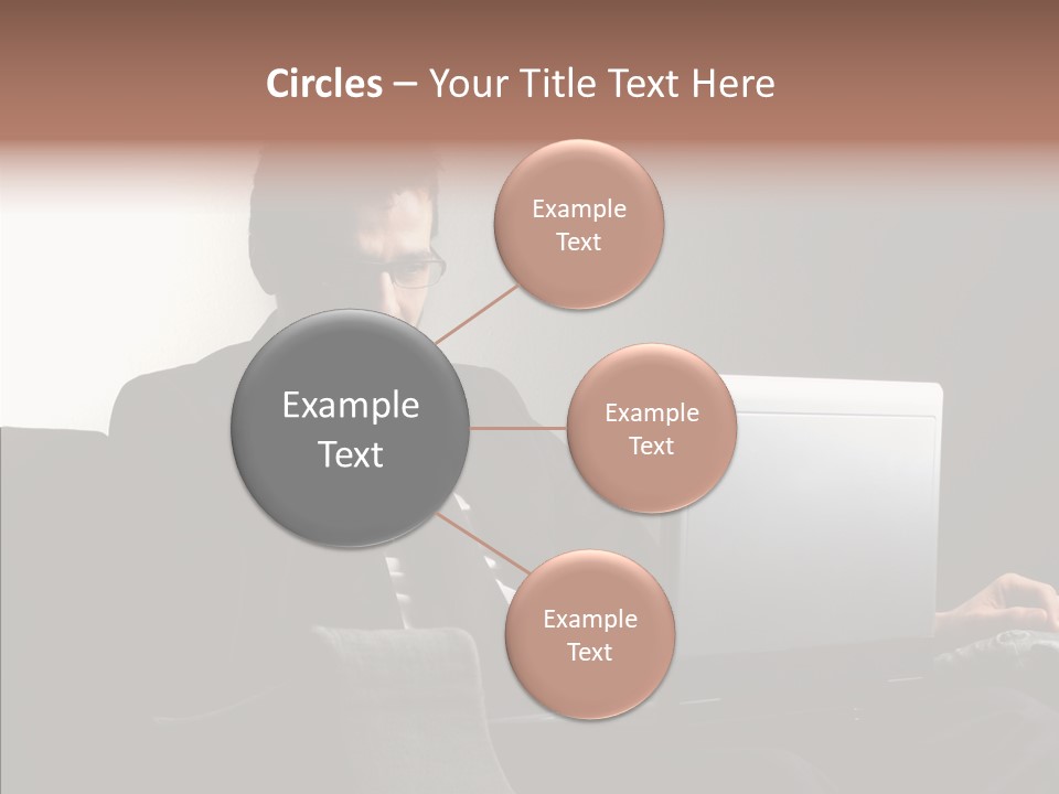 Boy Access Office PowerPoint Template
