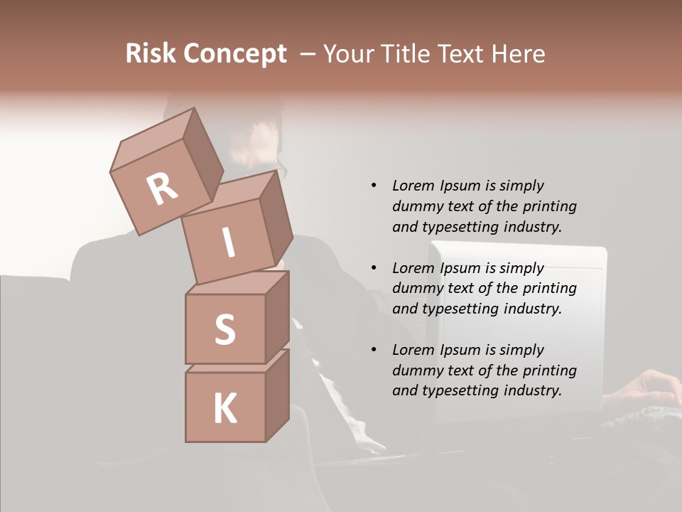 Boy Access Office PowerPoint Template