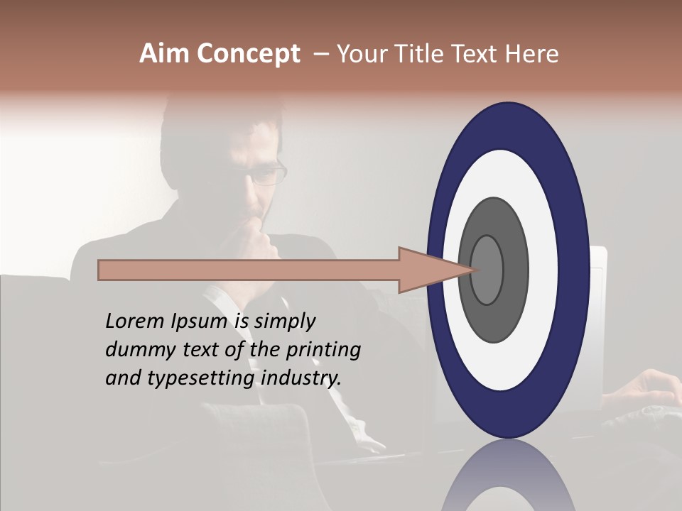 Boy Access Office PowerPoint Template