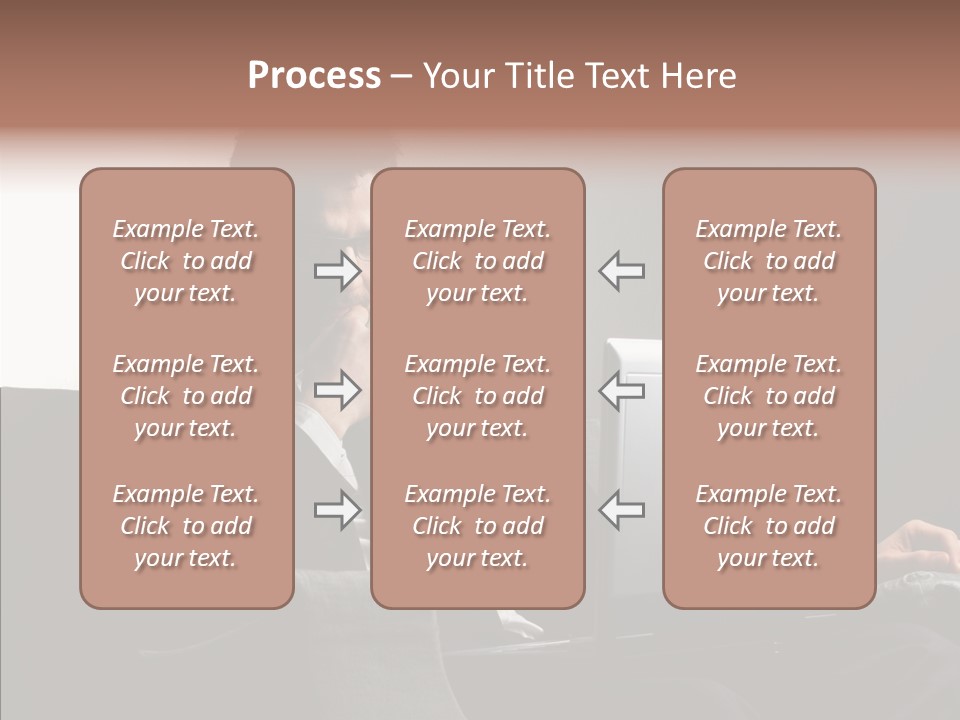 Boy Access Office PowerPoint Template