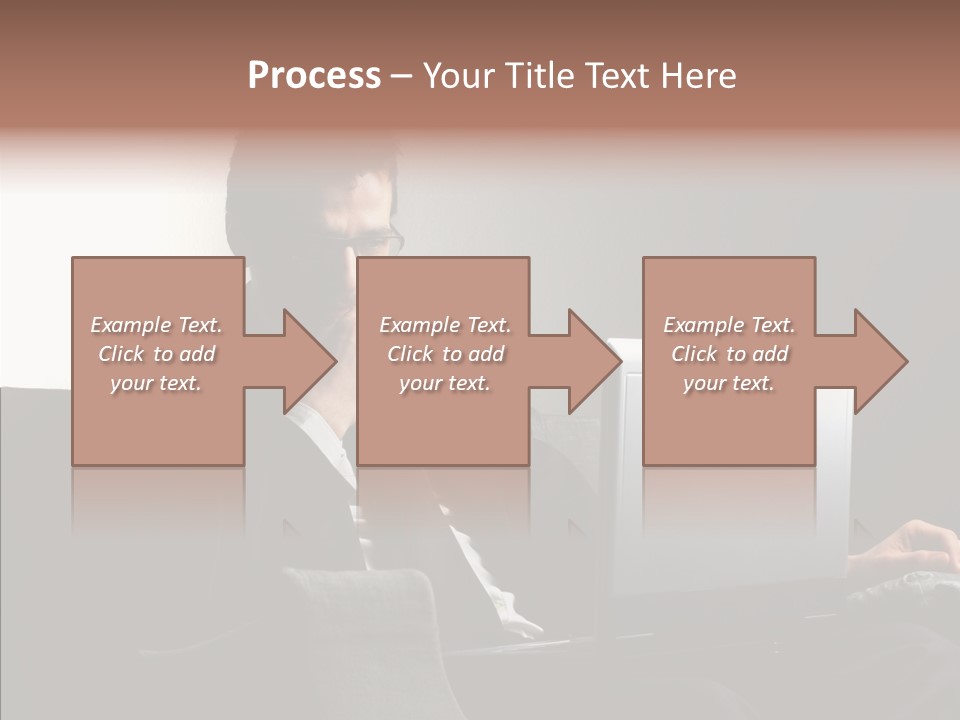Boy Access Office PowerPoint Template