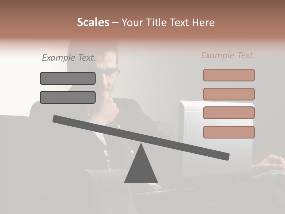Boy Access Office PowerPoint Template