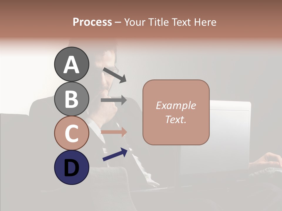Boy Access Office PowerPoint Template