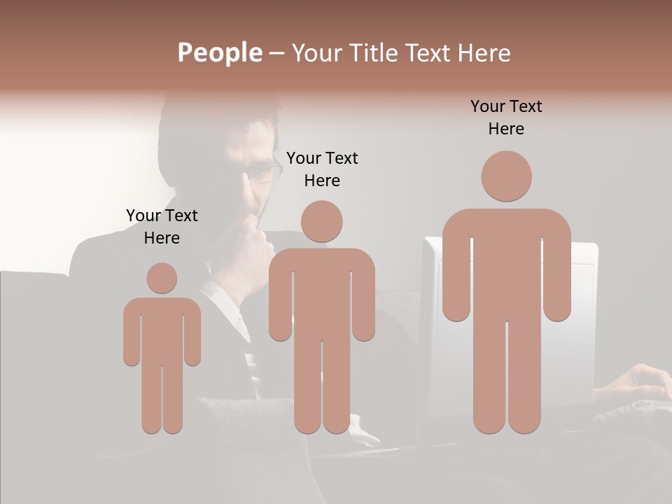 Boy Access Office PowerPoint Template