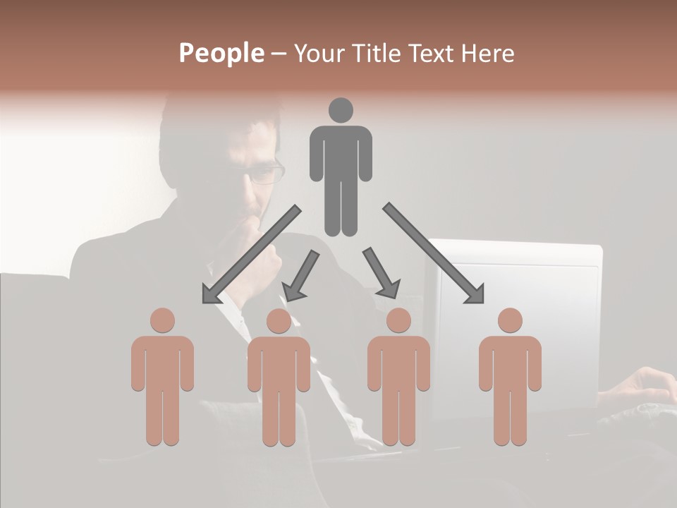 Boy Access Office PowerPoint Template