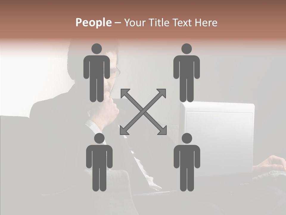 Boy Access Office PowerPoint Template