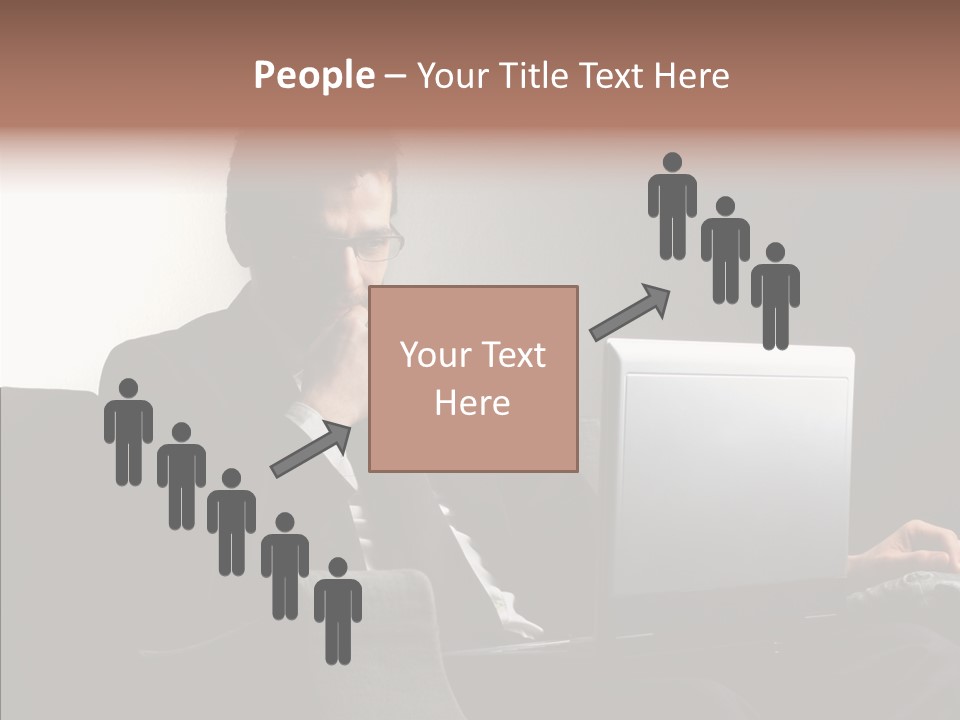 Boy Access Office PowerPoint Template