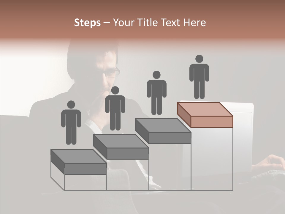 Boy Access Office PowerPoint Template