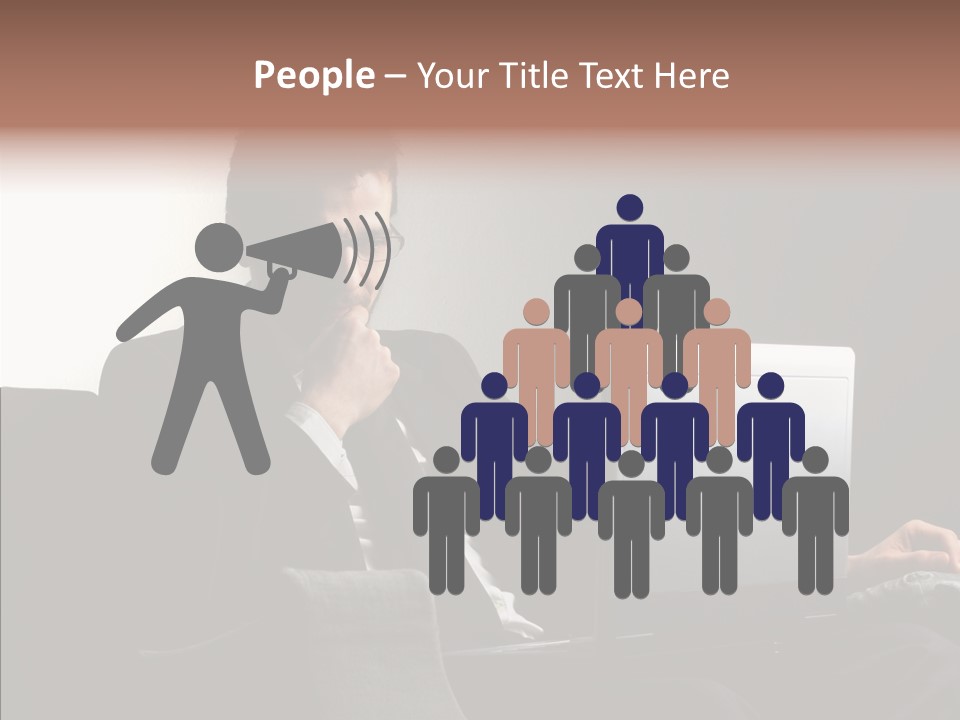 Boy Access Office PowerPoint Template