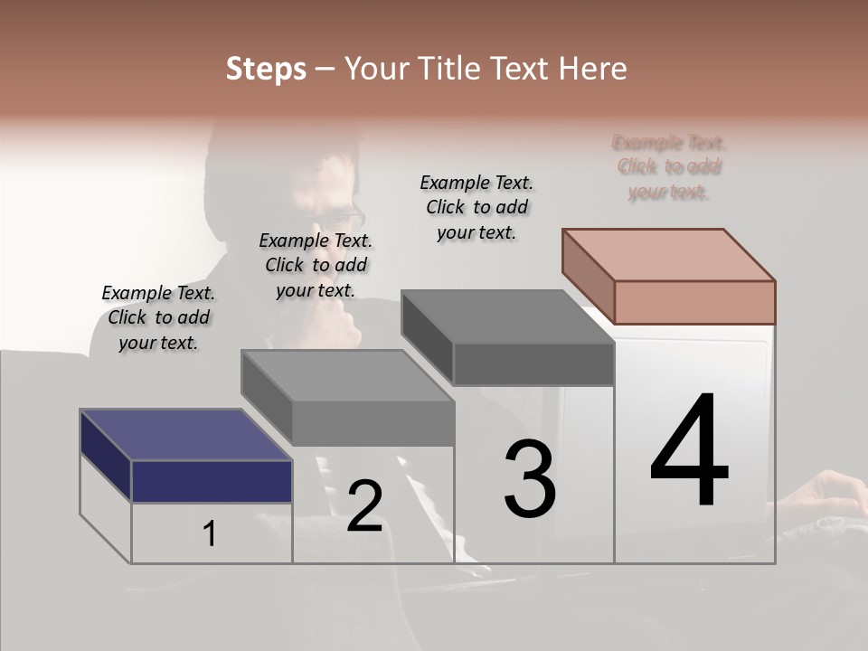 Boy Access Office PowerPoint Template