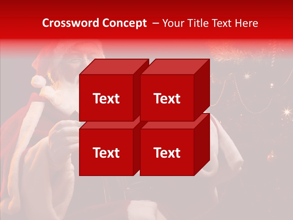 Communication Board Table PowerPoint Template