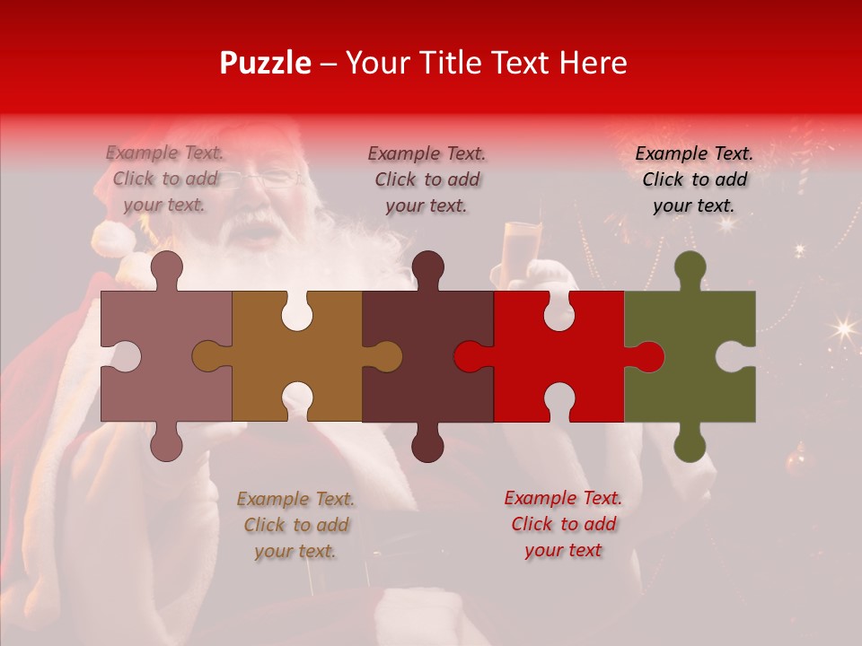 Communication Board Table PowerPoint Template