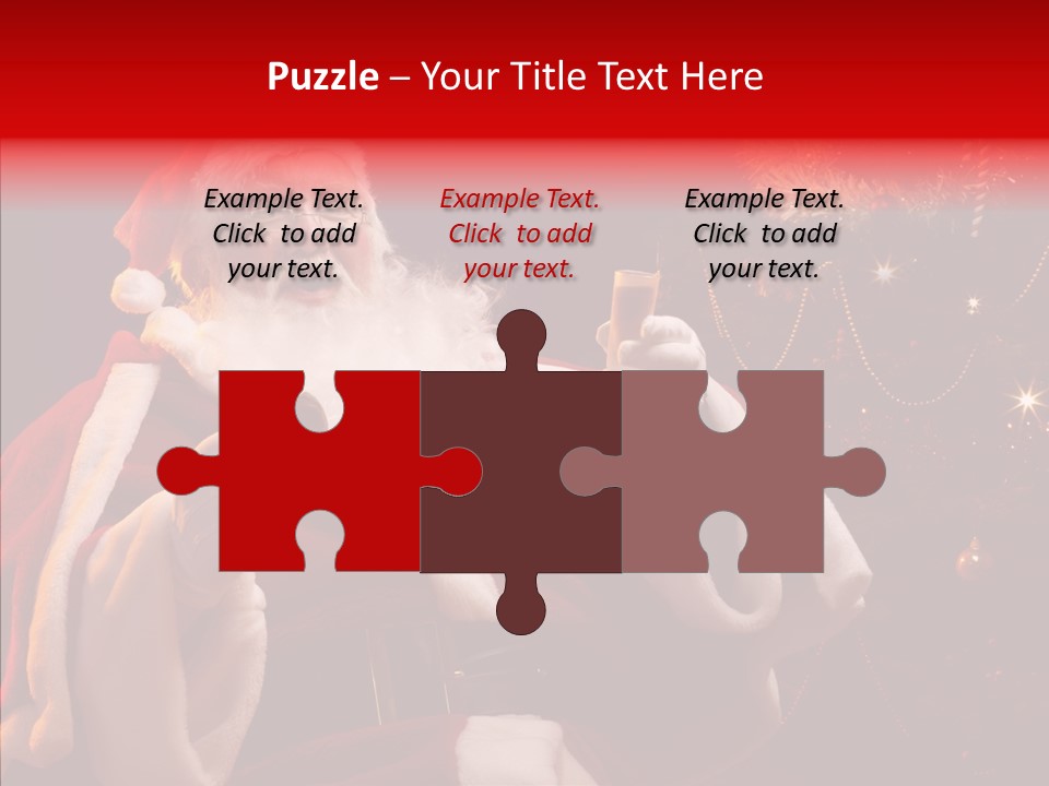 Communication Board Table PowerPoint Template