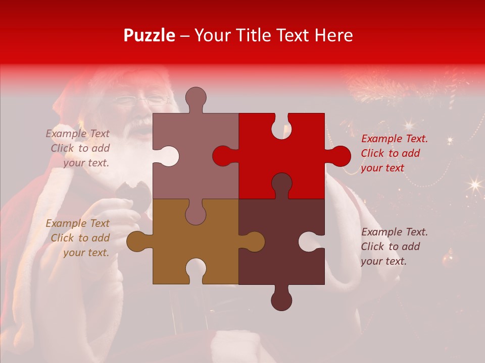 Communication Board Table PowerPoint Template