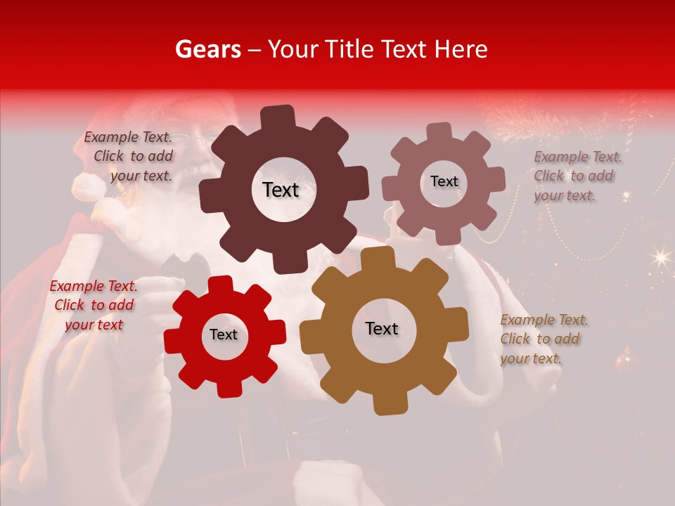 Communication Board Table PowerPoint Template