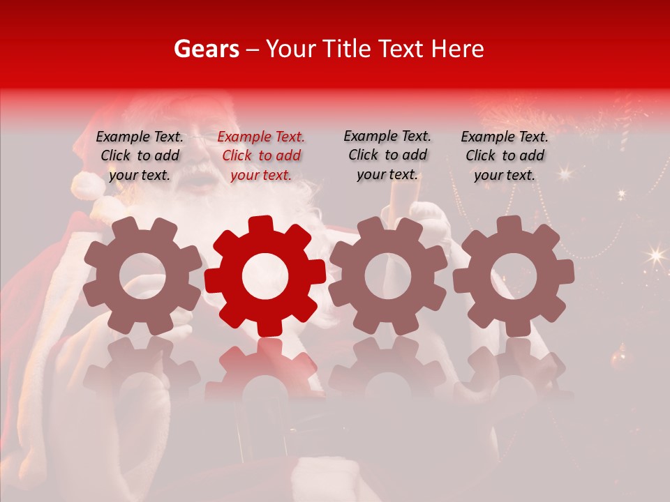 Communication Board Table PowerPoint Template