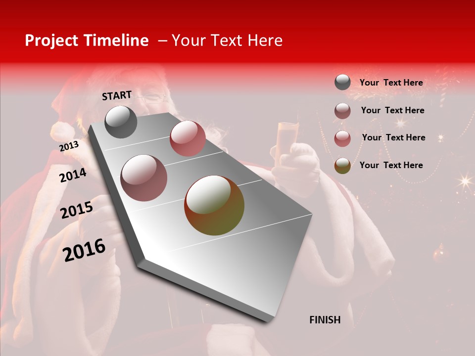 Communication Board Table PowerPoint Template