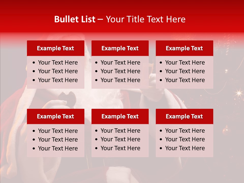 Communication Board Table PowerPoint Template