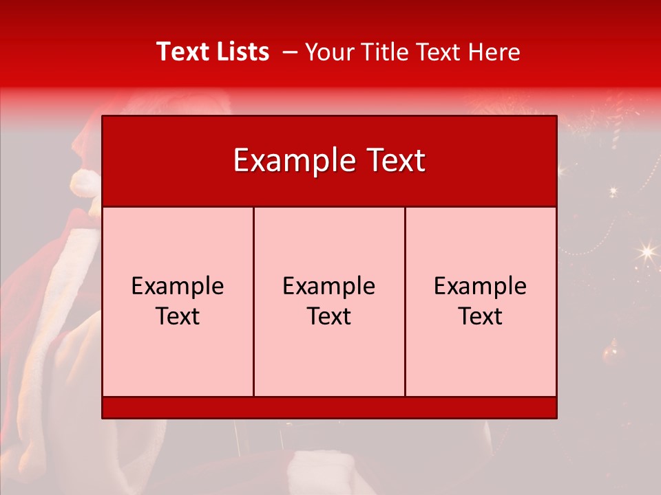Communication Board Table PowerPoint Template