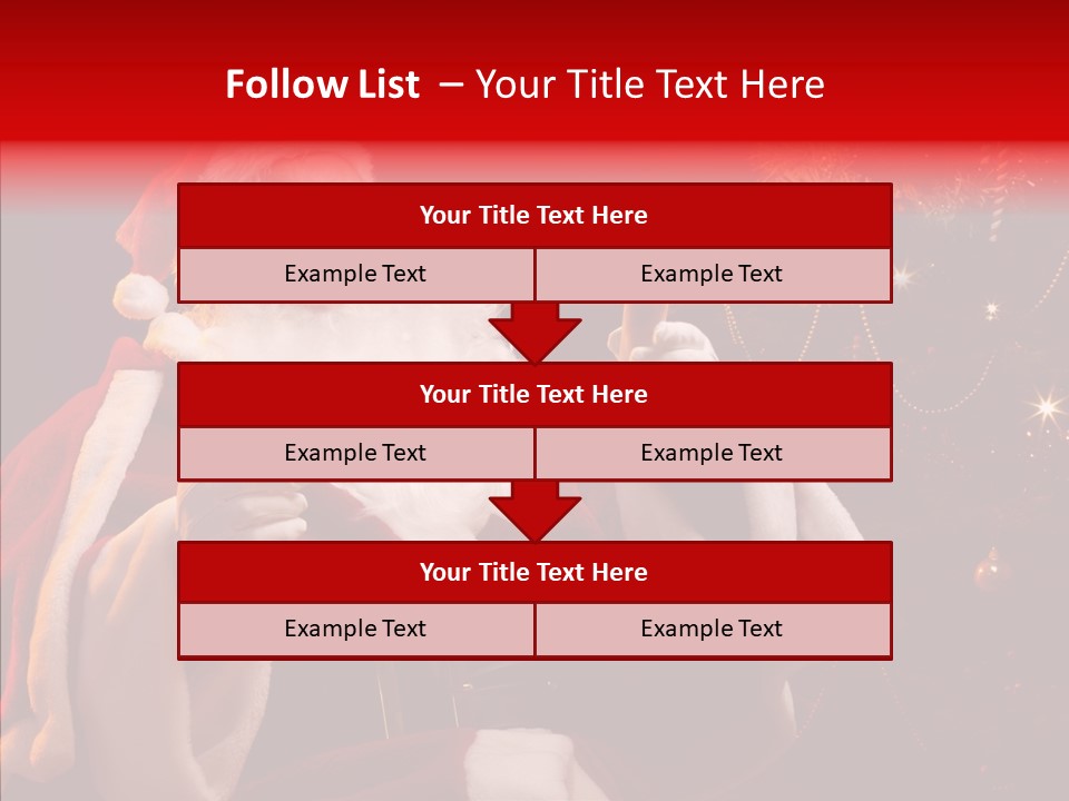 Communication Board Table PowerPoint Template