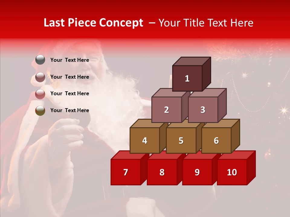 Communication Board Table PowerPoint Template